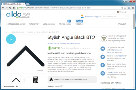 Stylish Angle Black BTO