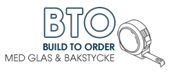 BTO Build To Order - Måttbeställda ramar med glas och bakstycke